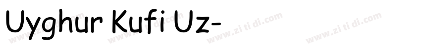 Uyghur Kufi Uz字体转换